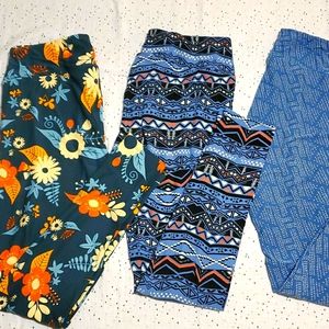 3 LuLaRoe TC Leggings